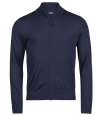 T6012 6012 Tee Jays Knitted Full Zip Sweater Navy colour image